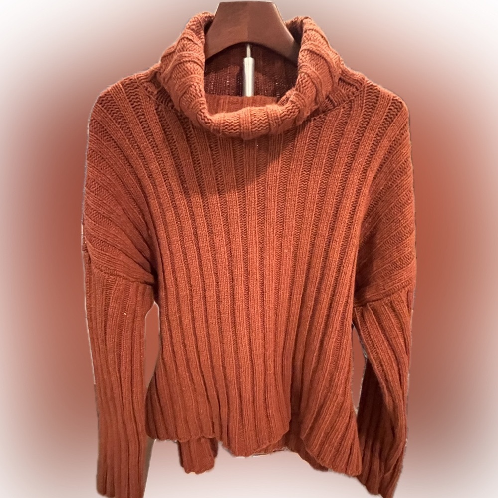 J.O.A Los Angeles rust color turtleneck Size M